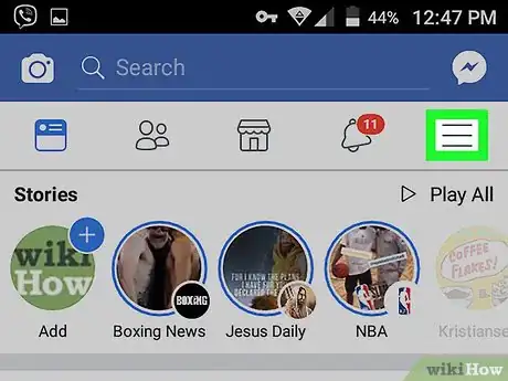 Imagen titulada Delete Followers on Facebook on Android Step 2