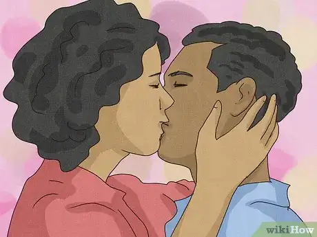 Imagen titulada What Does It Mean when Someone Holds Your Face While Kissing Step 8