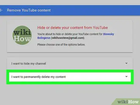 Imagen titulada Delete a YouTube Channel Step 20