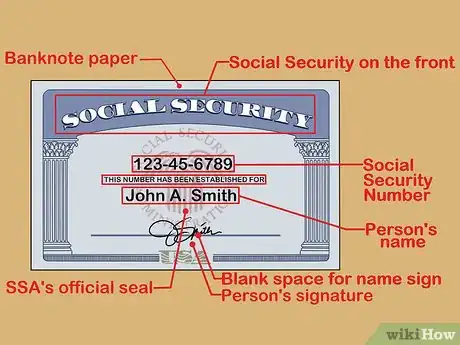 Imagen titulada Spot a Fake Social Security Card Step 3