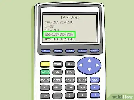 Imagen titulada Find Standard Deviation on the TI–84 Step 10