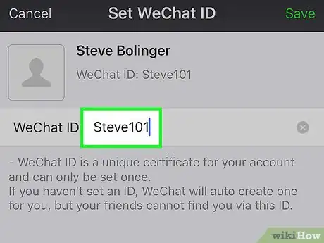 Imagen titulada Change Your WeChat ID Step 6
