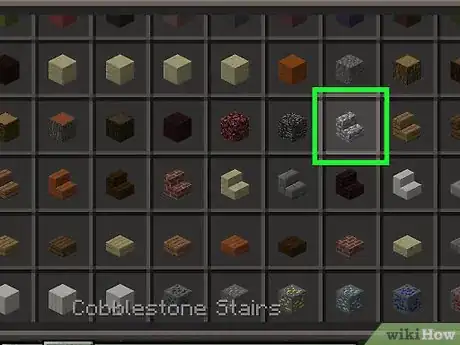 Imagen titulada Make Stairs in Minecraft Step 8