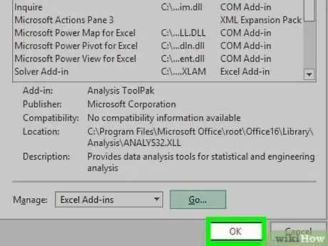 Imagen titulada Download Data Analysis for Excel on PC or Mac Step 13