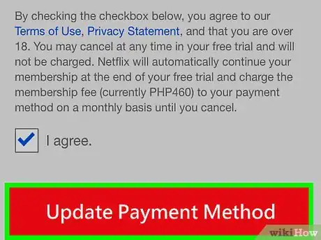 Imagen titulada Update Payment Information on Netflix Step 7
