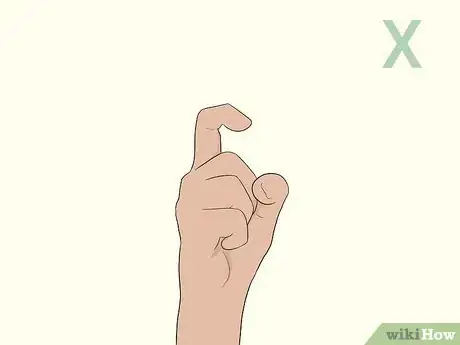 Imagen titulada Fingerspell the Alphabet in American Sign Language Step 24