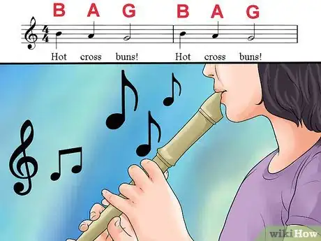 Imagen titulada Play Hot Cross Buns on the Recorder Step 8