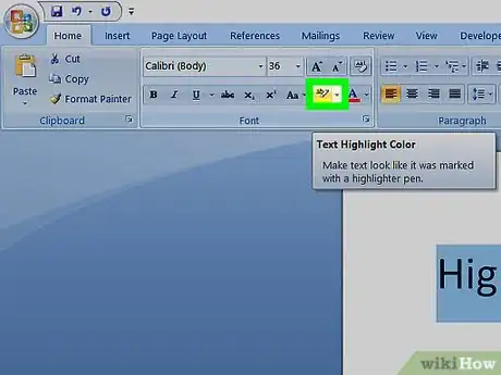Imagen titulada Highlight in Microsoft Word Step 6