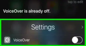 desactivar el VoiceOver en un iPhone