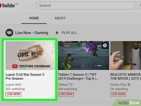 Imagen titulada Watch YouTube Live Step 3