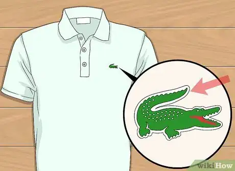 Imagen titulada Spot a Fake Lacoste Polo Step 2