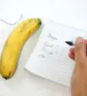 rebanar un plátano antes de pelarlo