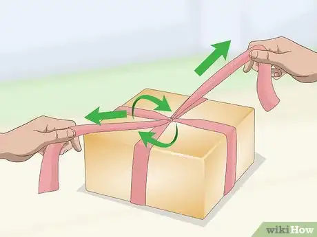 Imagen titulada Tie a Ribbon Around a Box Step 6