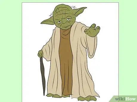 Imagen titulada Draw Yoda from Star Wars Step 7