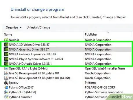 Imagen titulada Uninstall Nvidia Drivers Step 9