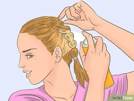 Imagen titulada French Braid Short Hair Step 24