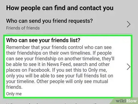 Imagen titulada Hide Mutual Friends on Facebook on Android Step 6