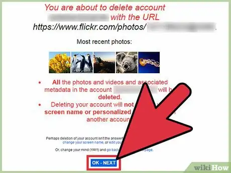 Imagen titulada Delete a Flickr Account Step 10