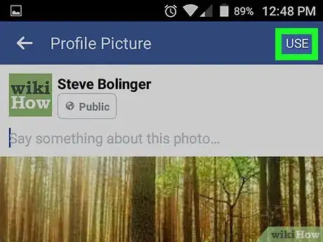 Imagen titulada Change Your Facebook Profile Picture Without Cropping on Android Step 9