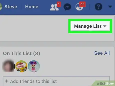 Imagen titulada Edit Facebook Friend List on iPhone or iPad Step 24