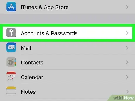 Imagen titulada Remove an Email Account from an iPhone Step 2