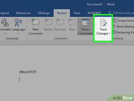 Imagen titulada Edit a Document Using Microsoft Word's Track Changes Feature Step 3