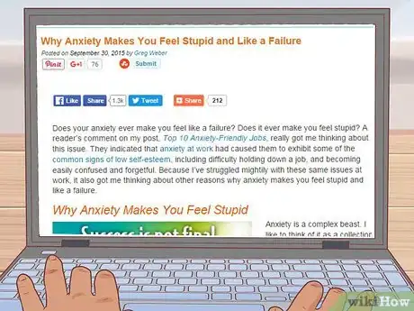 Imagen titulada Stop Feeling Stupid when You Have Anxiety Step 1