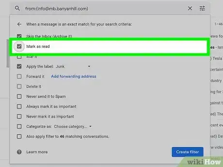 Imagen titulada Create a Filter in Gmail Step 10