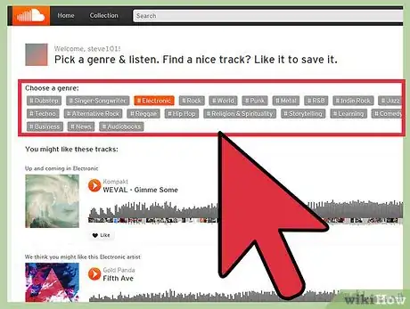 Imagen titulada Create an Account on Soundcloud Step 2