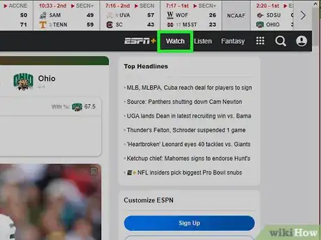 Imagen titulada Watch ESPN Online Step 2