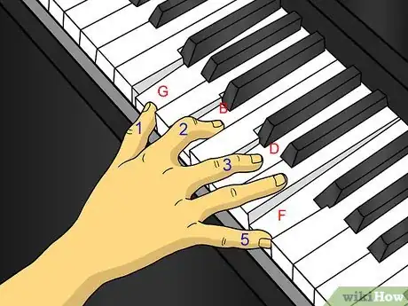 Imagen titulada Learn Many Chords on Piano Using Two Shapes and the Numbers 1 to 5 Step 18