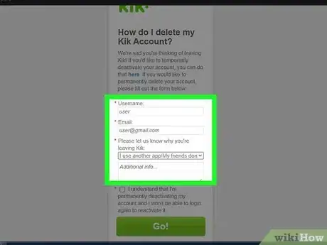 Imagen titulada Deactivate a Kik Account Step 12