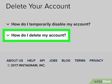 Imagen titulada Delete an Instagram Account Step 7