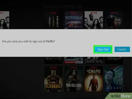 Imagen titulada Log Out of Netflix on TV Step 5