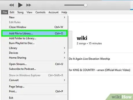 Imagen titulada Add MP3 to iTunes Step 12