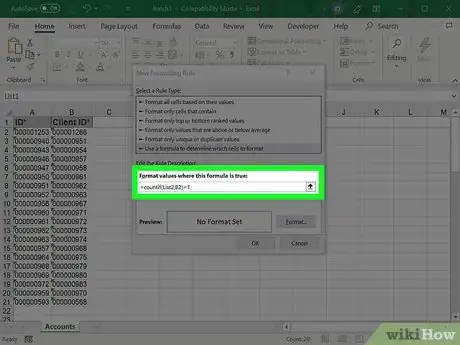 Imagen titulada Compare Two Lists in Excel Step 14