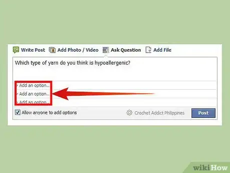 Imagen titulada Ask a Question on Facebook Step 11