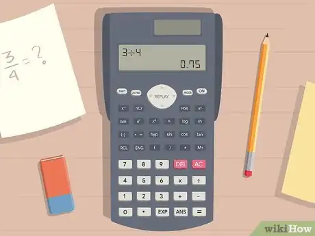 Imagen titulada Write Fractions on a Calculator Step 12