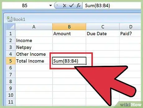 Imagen titulada Create a Budget Spreadsheet Step 4