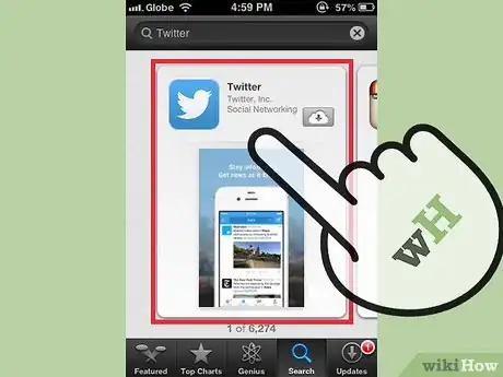Imagen titulada Install Twitter on Your Phone Step 3