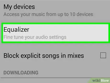 Imagen titulada Change the Equalizer on Google Play Music on Android Step 4