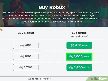 Imagen titulada Get Robux for Your Roblox Account Step 12