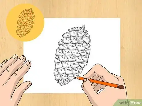 Imagen titulada Draw a Pinecone Step 5