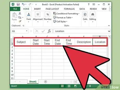 Imagen titulada Create a Calendar in Microsoft Excel Step 8