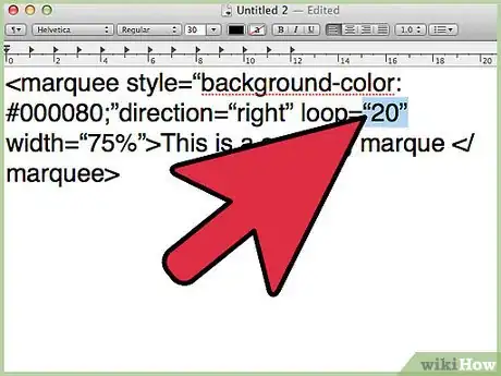 Imagen titulada Make a Scrolling Marquee in HTML Step 14