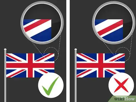 Imagen titulada Know if a Union Jack Has Been Hung Upside Down Step 02