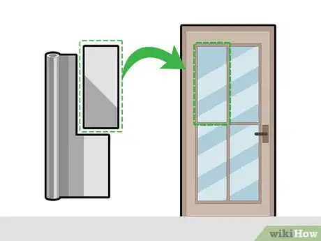 Imagen titulada Cover a Glass Door for Privacy Step 5