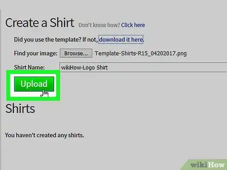 Imagen titulada Create a Shirt in ROBLOX Step 16