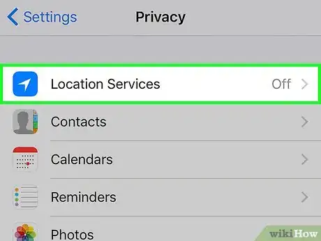 Imagen titulada Stop Sharing Your Location on an iPhone Step 8