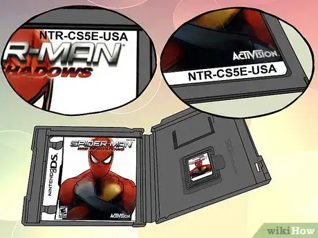 Imagen titulada Determine if Your DS Game Is Fake Step 2